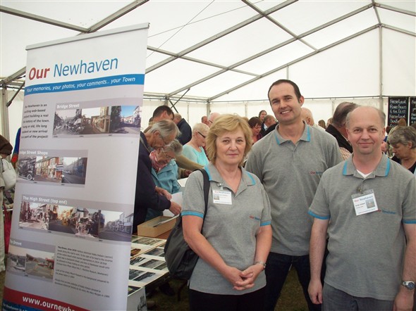 Photo:Our Newhaven with Carol, Laurie and Andy