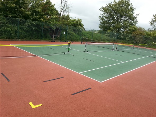 Photo:4 mini Tennis courts