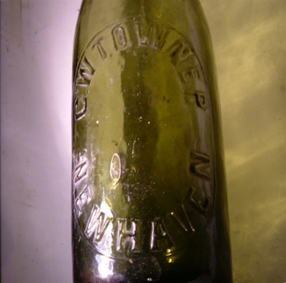 Photo:Old Bottle advertising C. W. Towner Ales