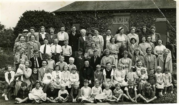 Photo:Carnival Society outing to Wannock Gardens, Polegate - 1957