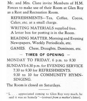 Photo:Glen Roy Sunday School Room cum Forces Rest & Recreation Room, Station Road, Newhaven.
