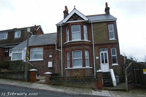 Photo:Glen Roy Sunday School Room cum Forces Rest & Recreation Room, Station Road, Newhaven, in 2010 long since converted into two dwellings.