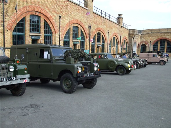 Photo:Some of the Military Vehicles at the Fort