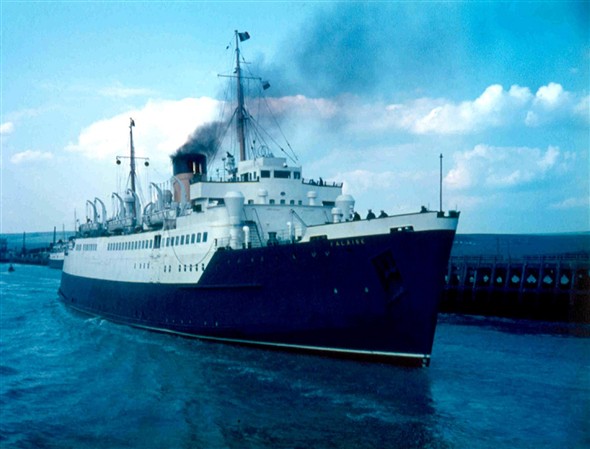 Photo:Falaise with monastral blue hull but without the Newhaven - Dieppe service funnel