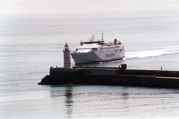 Photo: Illustrative image for the 'FERRY APPROACHING NEWHAVEN HARBOUR' page