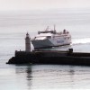 Page link: FERRY APPROACHING NEWHAVEN HARBOUR