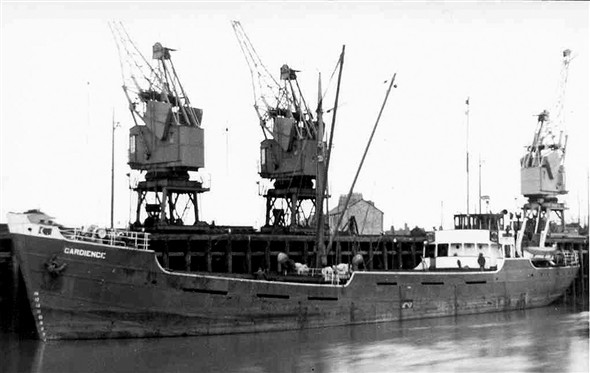 Photo:" Gardience " built 1948 of London & Rochester Shipping Co