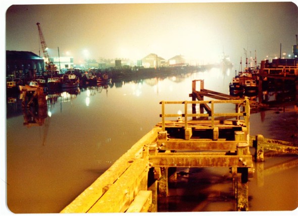 Photo:Harbour at night