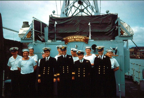 Photo:The crew of HMS Watchful