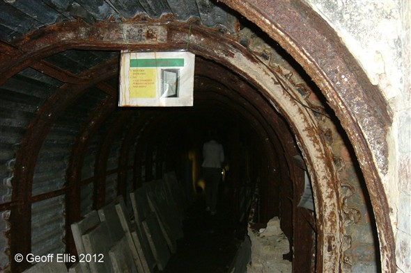 Photo:David & the Crew disappear into the bowels of the earth