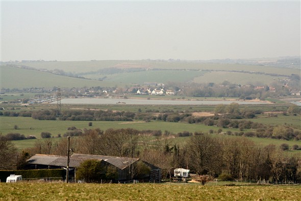 Photo:Looking across to Piddinghoe Pond