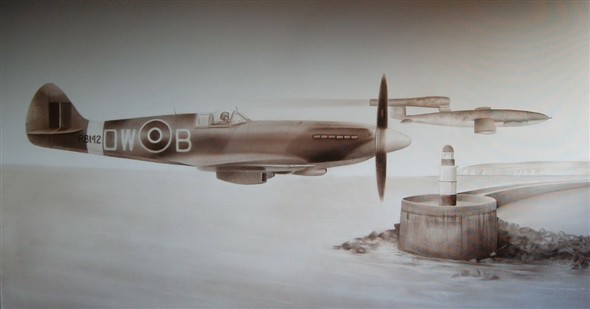 Photo: Illustrative image for the 'G M McKINLAY, SPITFIRE CRASH AT NEWHAVEN 12/07/1944' page