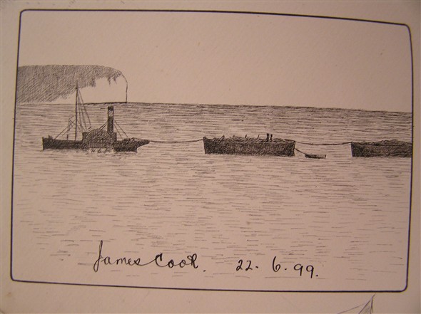 Photo: Illustrative image for the 'INK DRAWING BY JAMES COOK' page