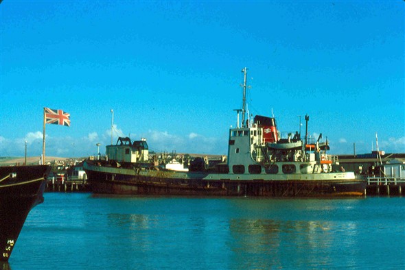 Photo:Landguard - a fairly unique member of the Sealink fleet