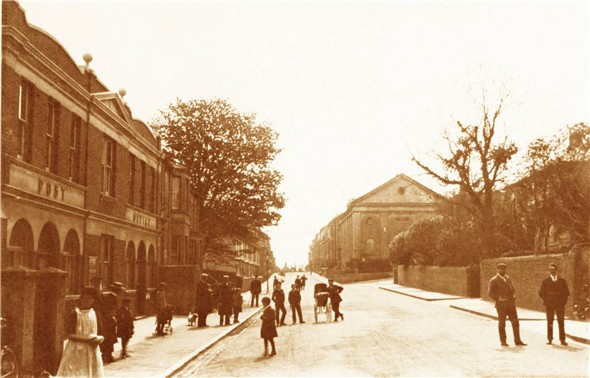 Photo:MEECHING ROAD FROM HIGH STREET - CIRCA 1910