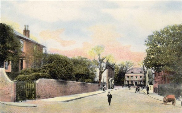 Photo:Meeching Road cira 1910