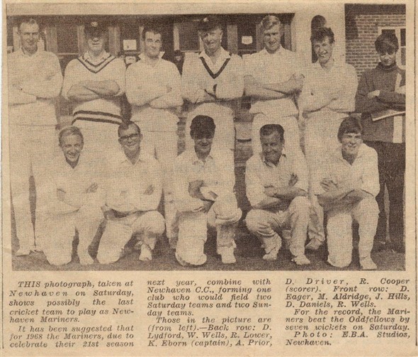 Photo: Illustrative image for the 'NEWHAVEN MARINERS - 1968' page