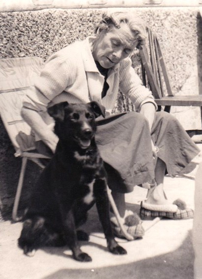 Photo:Nan pictured with her dog.