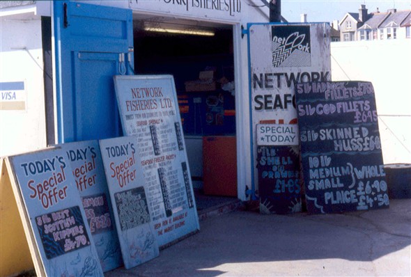 Photo:Fishermen's Shop on quayside
