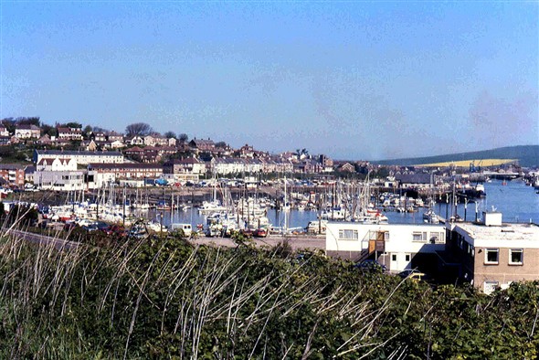 Photo:View over the Marina before new flats constructed
