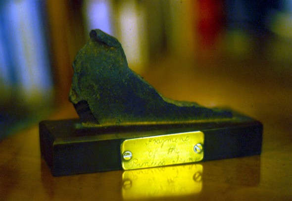 Photo:Mounted fragment of the Princess Irene