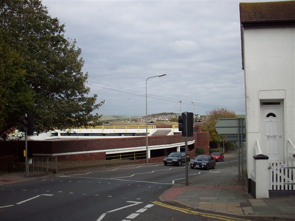 Photo:Old Police Station site / Two Meeching Road House's now South Way - 2009