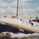 Photo:Mid 1980`s as the yacht/houseboat "Stenoa" two photograph`s.
