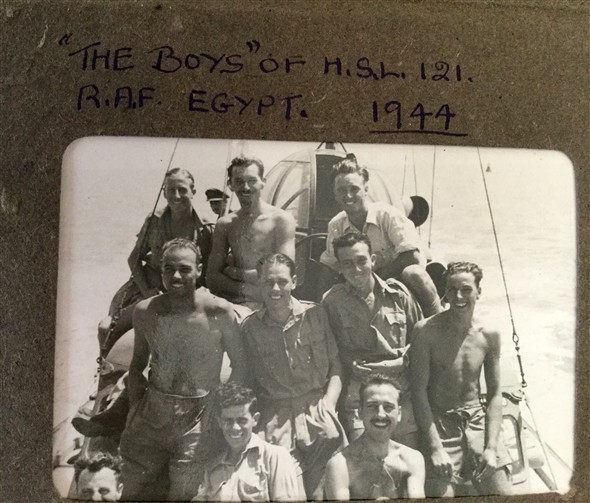 Photo:"The Boys" of H.S.L. 121 Egypt 1944
