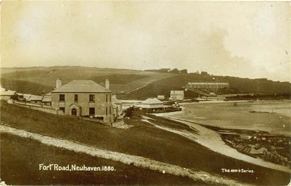 Photo:Master Gunners House / Old Coastguard Cottages / Sleepers Hole - 1880