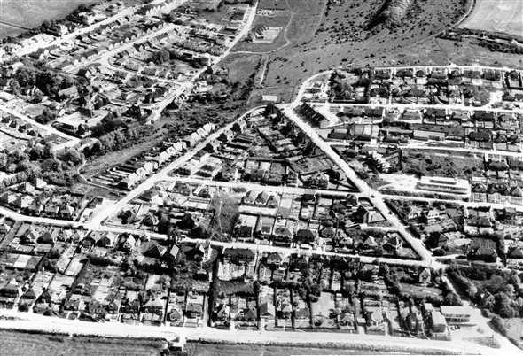 Photo:Aerial View of Denton - 1964