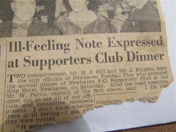 Photo: Illustrative image for the 'NEWHAVEN FOOTBALL CLUB DINNER' page