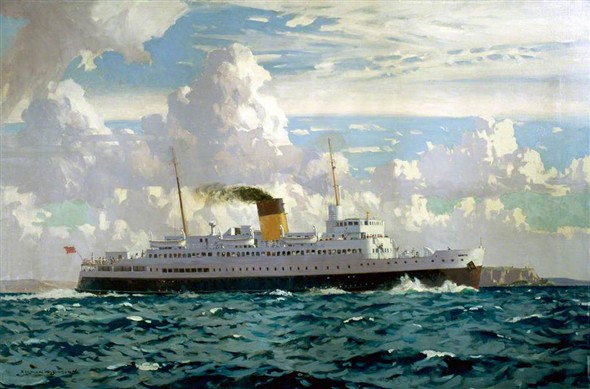 Photo:Norman Wilkinson's painting of Falaise, as used on the flyer