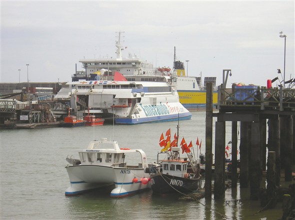 Photo:Ferries at Newhaven