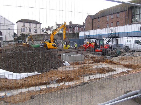 Photo:Building work at the Saxonholme site