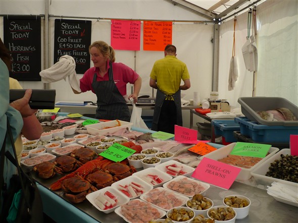 Photo:The fish market