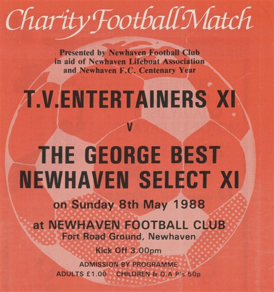 Photo:Front Cover for the charity match