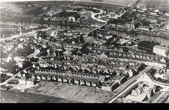 Photo: Illustrative image for the 'AERIAL VIEW OF NEWHAVEN 1920'S' page