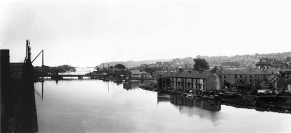 Photo:Panoramic view from the North Quay - c1961
