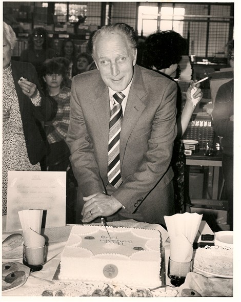 Photo:Bill Call retirement party 1980,s