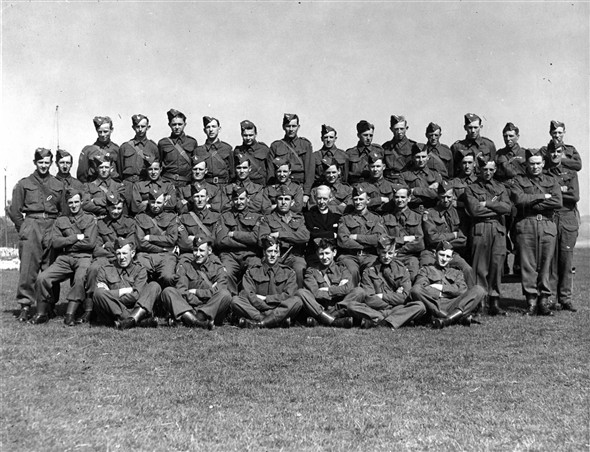Photo:Home Guard, WWII - Fred Moon third row, third from left