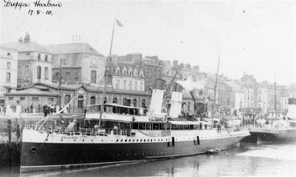 Photo:S.S.Brighton IV 1903-1930 at Dieppe 17th August 1910.