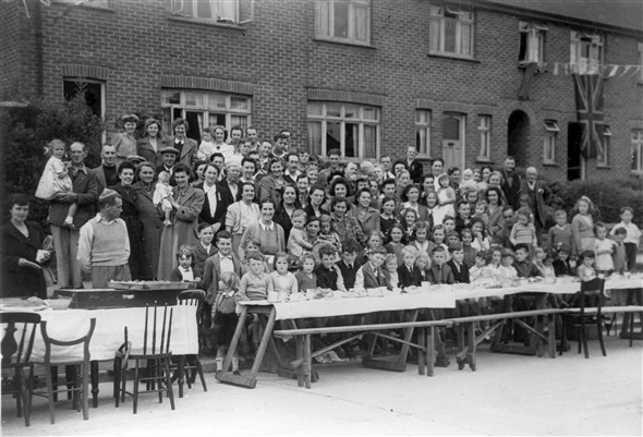 Photo:VE Day party