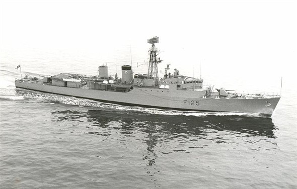 Photo:HMS Mohawk. She handled the early stages of the incident.