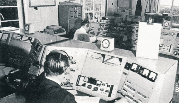 Photo:Operators at Niton Radio, which broadcast mayday relay messages and warned shipping about the risk of further explosions. They also co-ordinated inter-ship messages on 2182 KHz during the incident.