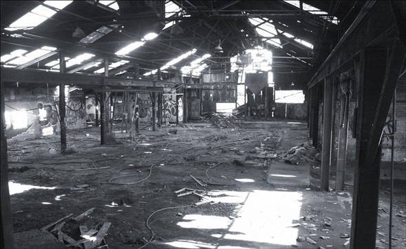 Photo:Inside the derelict Haven Foundry