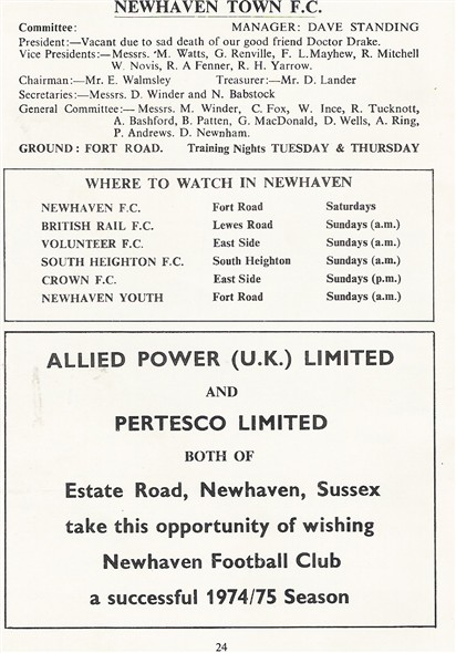 Photo: Illustrative image for the 'NEWHAVEN TOWN FOOTBALL CLUB' page
