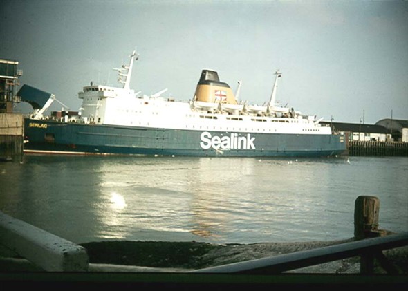 Photo:Senlac docked